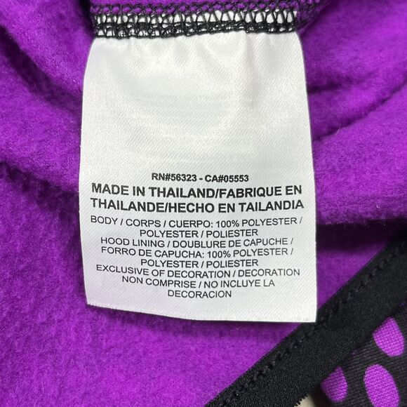 Nike Hoodie Women's Small Purple Therma-Fit Dots Training Pullover 696248-584 - Picture 8 of 9
